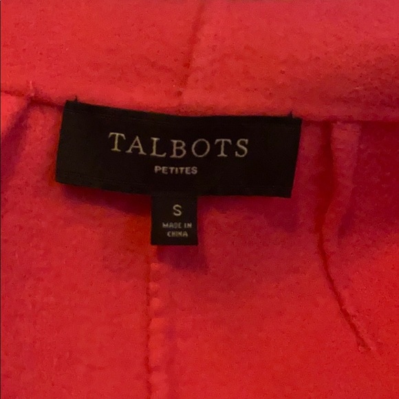 Talbots Doubled Face Collar Jacket - Picture 8 of 8